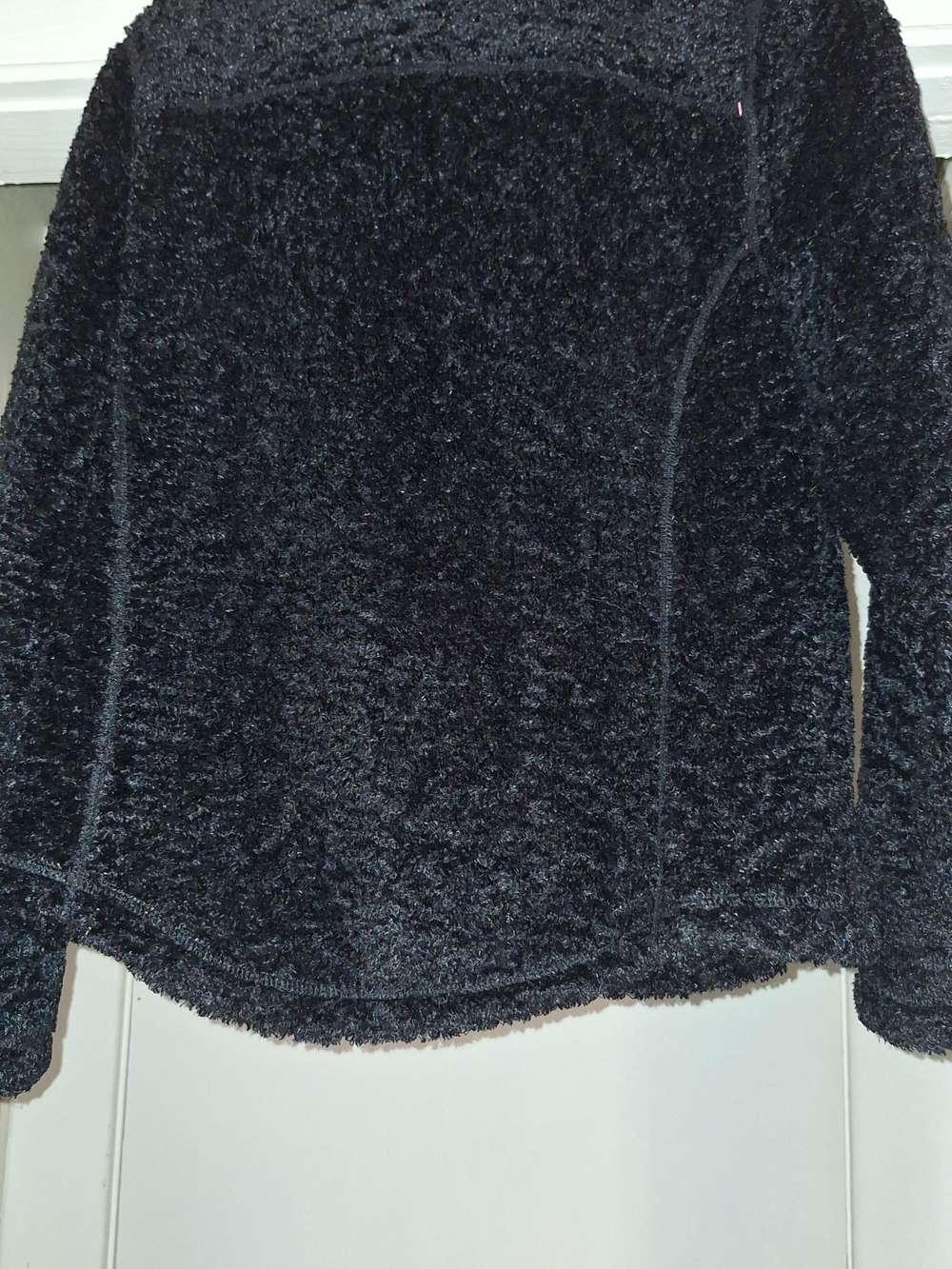 L.L. Bean Black Plush Full-Zip Jacket - Picture 5 of 6